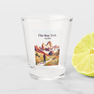 Fitz Roy Trek El Chaltén Argentina Shot Glass