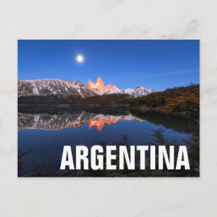 Fitz Roy'S Reflection Postcard