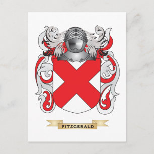 Fitzgerald Coat of Arms Postcard