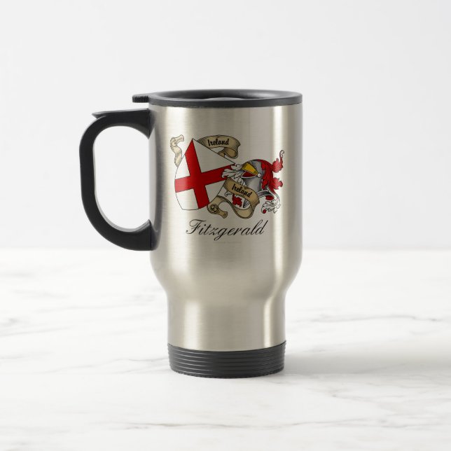 Fitzgerald Crest Travel Mug (Left)