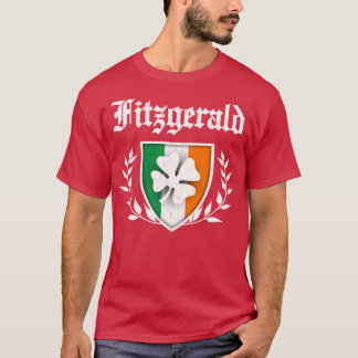 Fitzgerald Family Shamrock Crest vintage distresse T-Shirt