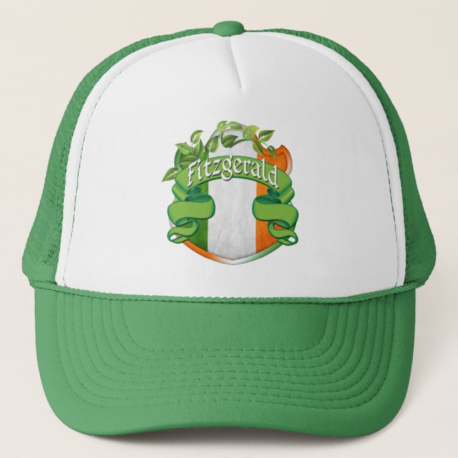 Fitzgerald Irish Shield Trucker Hat (Front)
