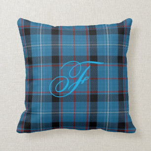 Fitzgerald Tartan Monogram Pillow