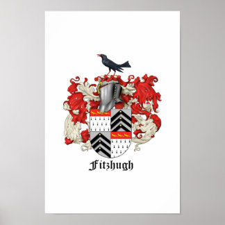 Fitzhugh Family Heraldry - 2 Poster