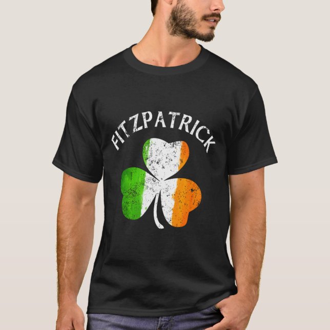 Fitzpatrick Irish Family Name  T-Shirt (Front)