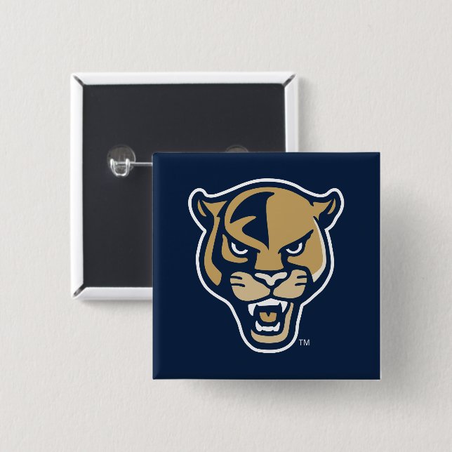 FIU Panther Head 15 Cm Square Badge (Front & Back)