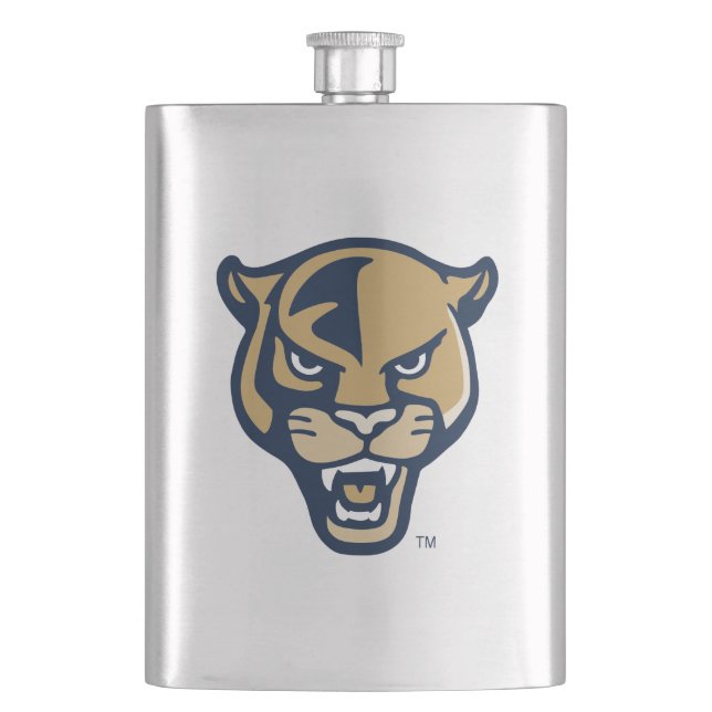 FIU Panther Head Hip Flask (Front)