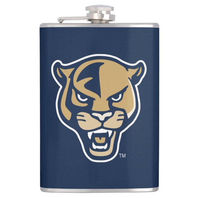 FIU Panther Head Hip Flask (Front)