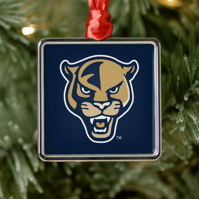 FIU Panther Head Metal Tree Decoration (Tree)