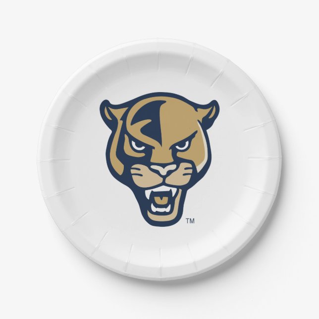 FIU Panther Head Paper Plate (Front)