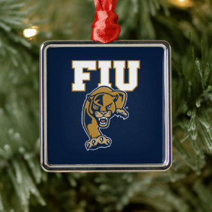FIU Panthers Metal Tree Decoration