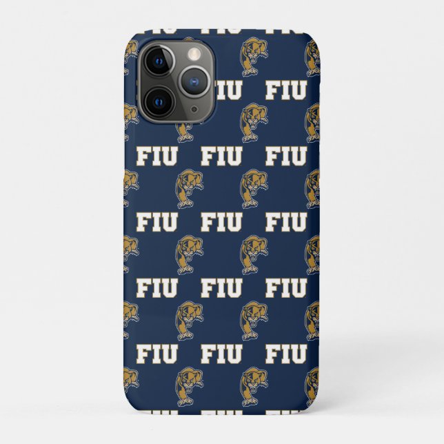 FIU Panthers Pattern Case-Mate iPhone Case (Back)