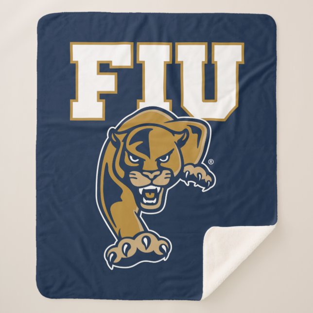 FIU Panthers Sherpa Blanket (Front)