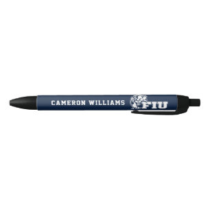 FIU Panthers - White Logo Black Ink Pen