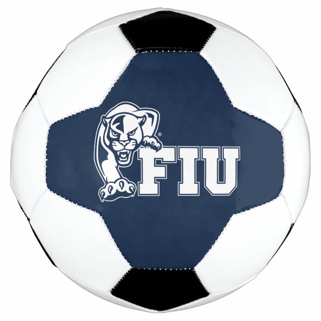 FIU Panthers - White Logo Football (Front)