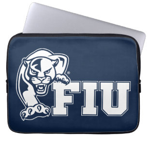 FIU Panthers - White Logo Laptop Sleeve