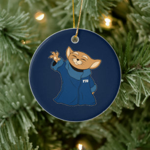 FIU   Roary The Child Ceramic Tree Decoration