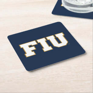 FIU SQUARE PAPER COASTER