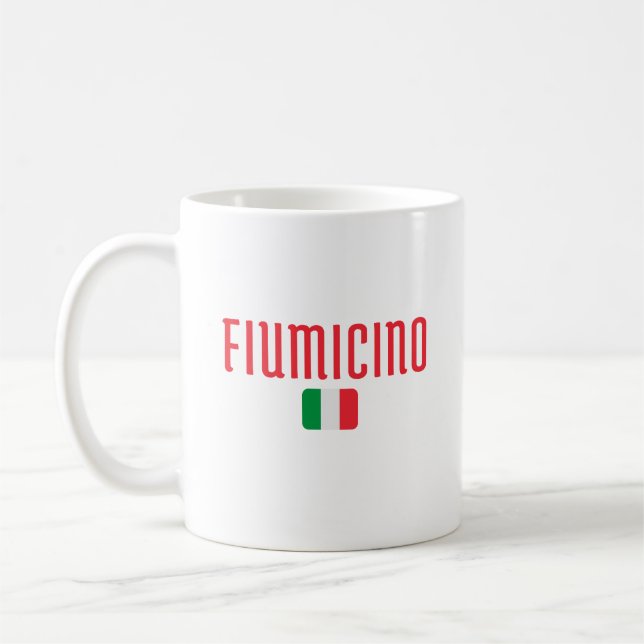 FIUMICINO Italy Coffee Mug (Left)