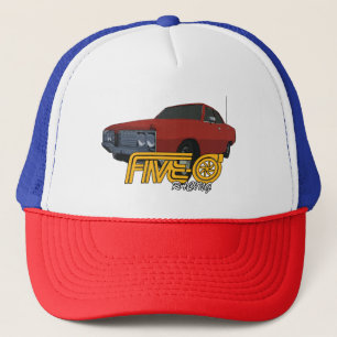 Five-0 Red Trucker Hat