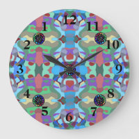 Five Abstract - Turn Back the Time Backwards Clock