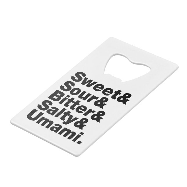 Five Basic Tastes (Front Angled)