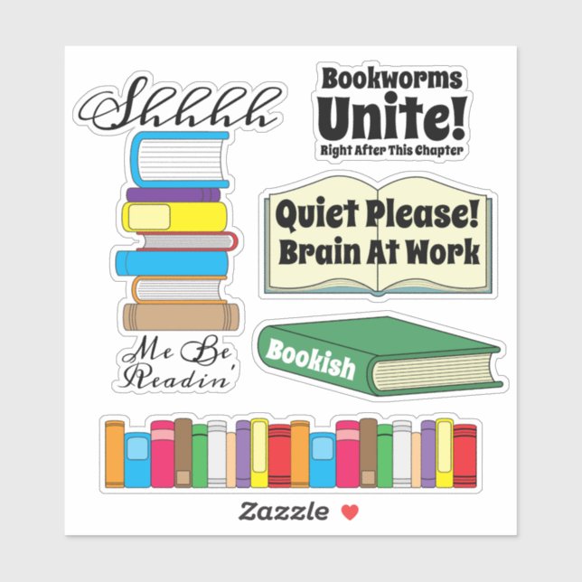 Five Book Quotes for Bookworms Collection (Sheet)