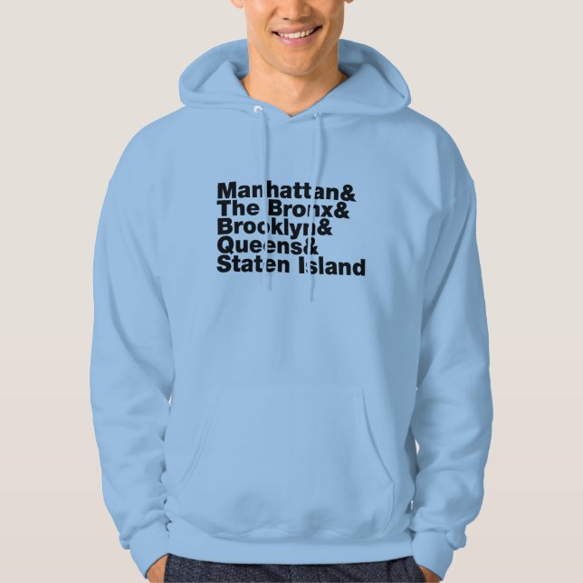 Five Boroughs ~ New York City Hoodie (Front)