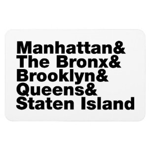 Five Boroughs ~ New York City Magnet