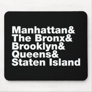 Five Boroughs ~ New York City Mouse Mat