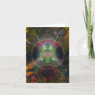 Five Buddha Mandala Card