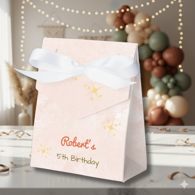 Five Candles Kids Birthday Favour Box (Creator Uploaded)