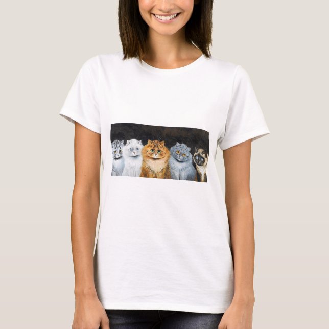 Five Cats, Louis Wain T-Shirt (Front)