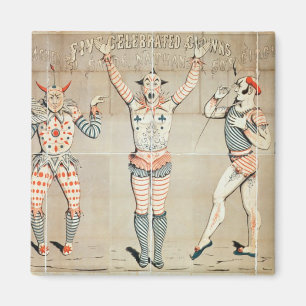 Five Celebrated Clowns Attached to Sands Magnet