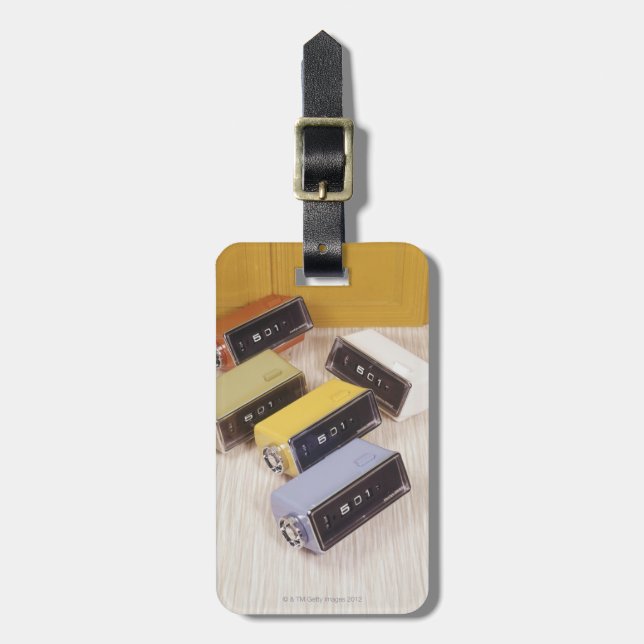Five Clocks Luggage Tag (Front Vertical)