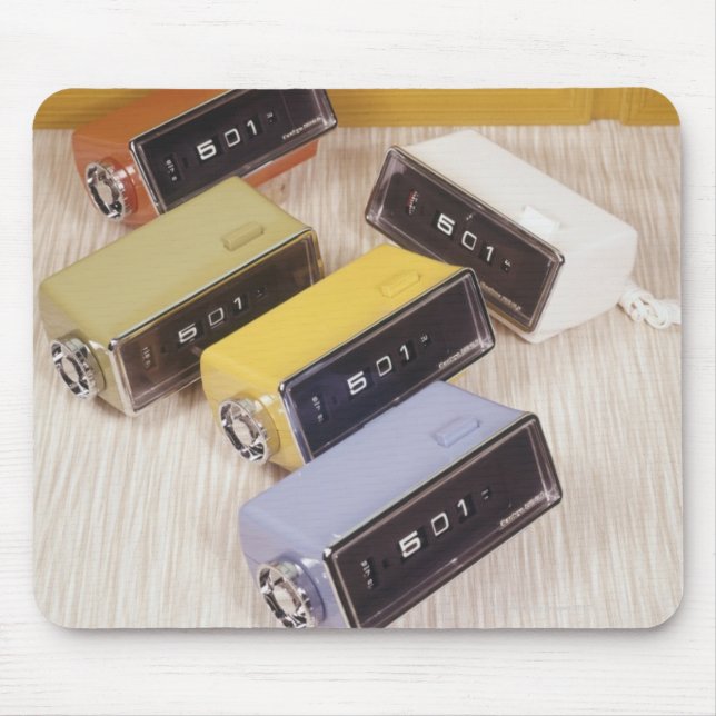 Five Clocks Mouse Mat (Front)