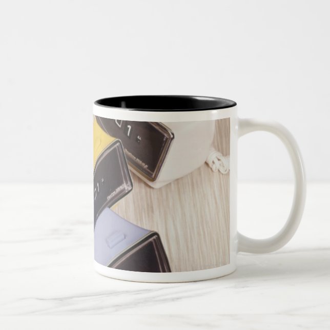 Five Clocks Two-Tone Coffee Mug (Right)