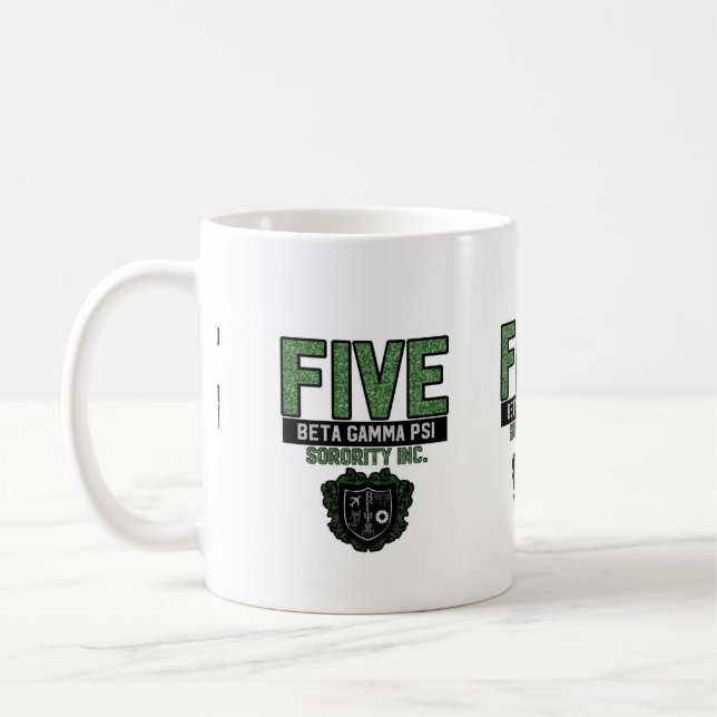 Five coffee mug  (Left)