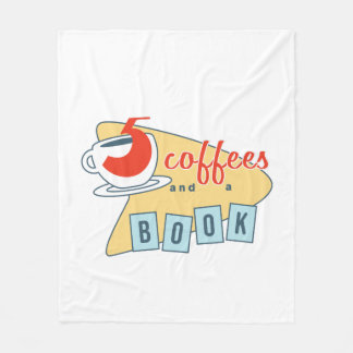 Five Coffees and a Book fleece