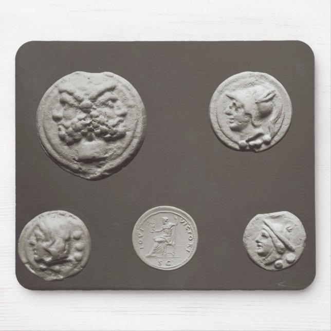 Five coins mouse mat (Front)