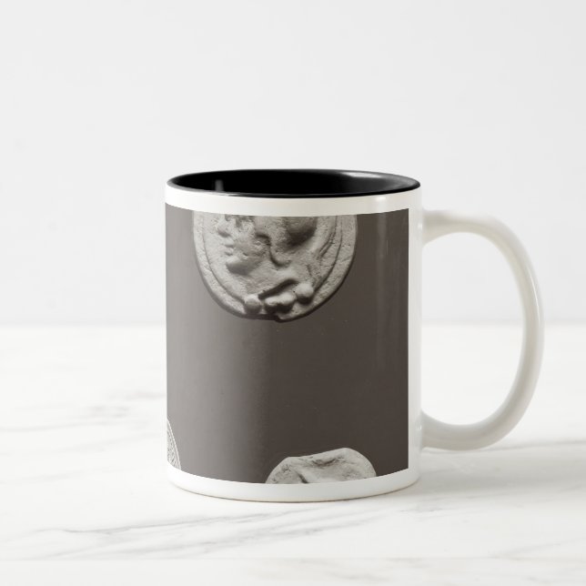 Five coins Two-Tone coffee mug (Right)