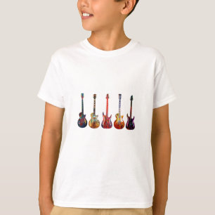 Five colorful guitars T-Shirt