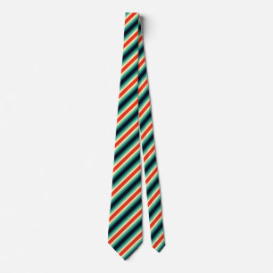 Five Colour Combo - Blue Aqua Green Yellow Red Tie