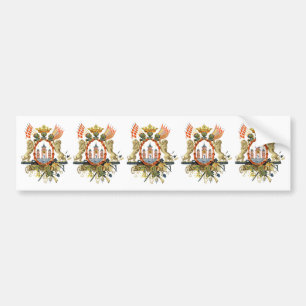 FIVE Copenhagen Coat of Arms Bumper Sticker