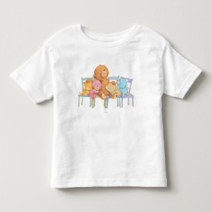 Five Cuddly and Colourful Bears On Chairs Toddler T-Shirt