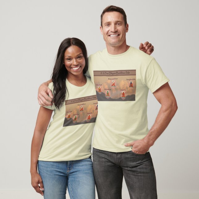 Five Dhyani Buddhas T-Shirt (Unisex)