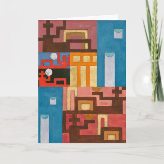 Five-Extended Figures | Sophie Taeuber-Arp | Card (Front)