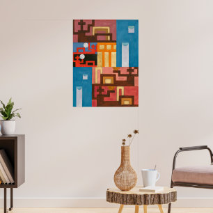 Five-Extended Figures   Sophie Taeuber-Arp   Poster