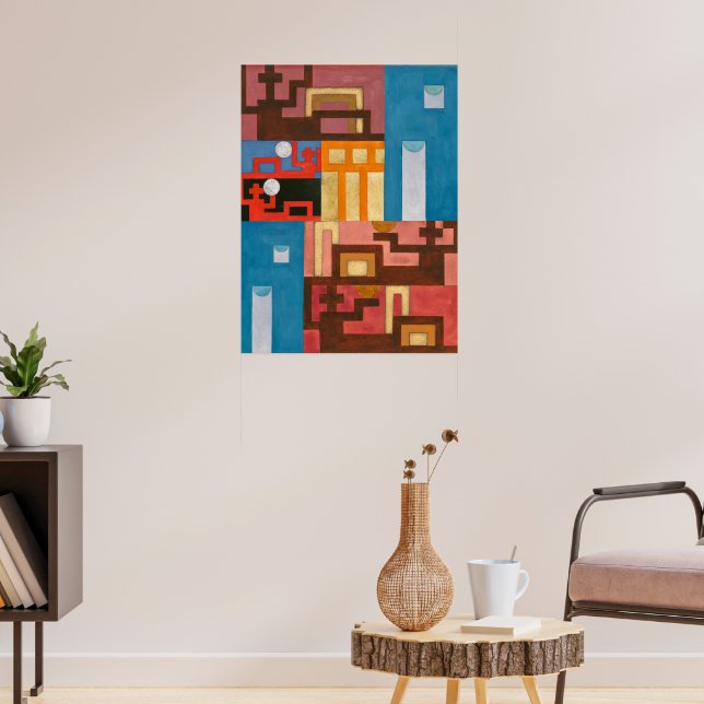 Five-Extended Figures | Sophie Taeuber-Arp | Poster (Living Room 3)