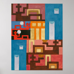 Five-Extended Figures   Sophie Taeuber-Arp   Poster